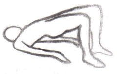 breathing exercise in yoga while lying down